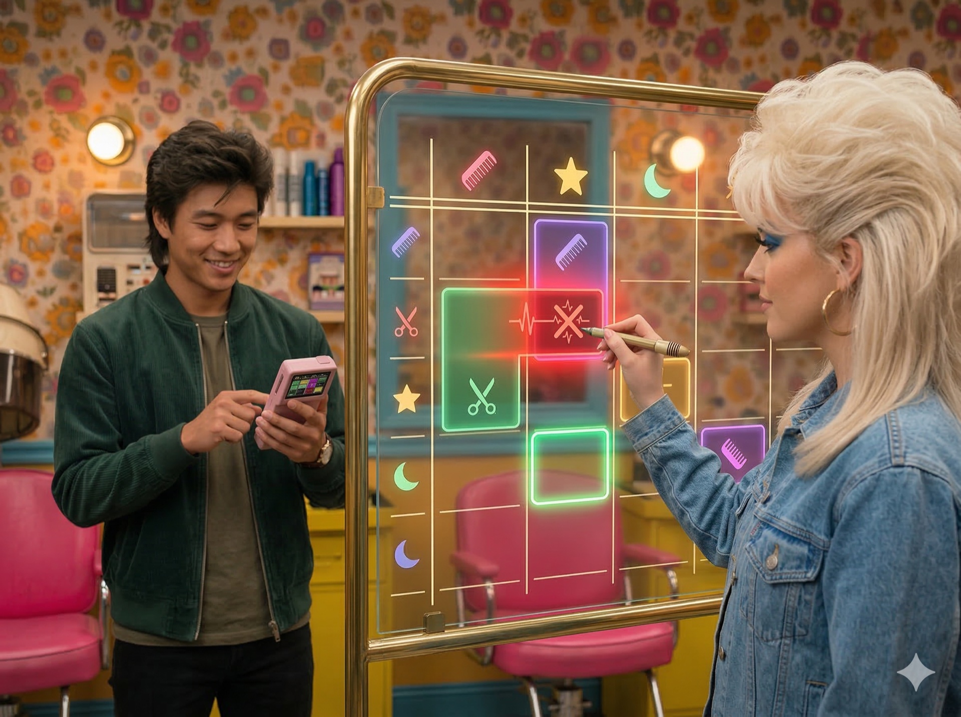 Einen Termin zum Umbuchen im Kalender ziehen