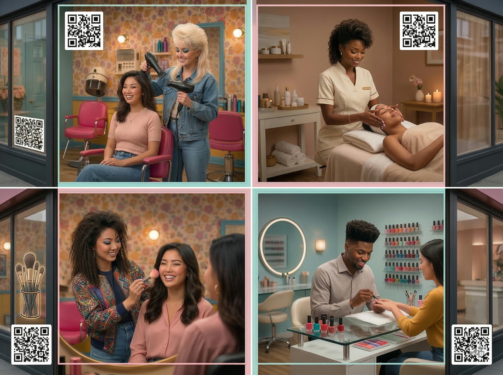 Happy Salon Owner